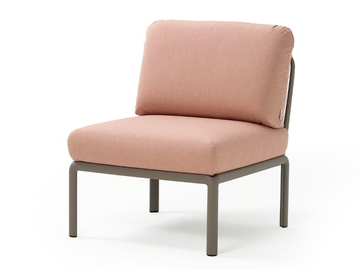 KOMODO - Upholstered modular fabric armchair by Nardi