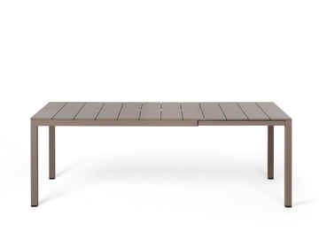 RIO ALU 140 - Extending rectangular aluminium table by Nardi