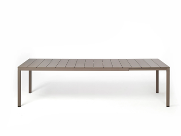 RIO ALU 210 - Extending rectangular aluminium table by Nardi