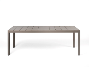 RIO ALU 210 FIX - Powder coated aluminium garden table by Nardi