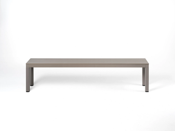 RIO BENCH ALU - Powder coated aluminium garden bench by Nardi