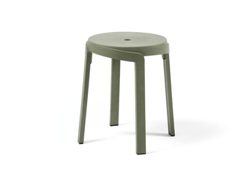 STACK MINI - Low stackable polypropylene stool by Nardi