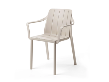 TIBERINA - Garden chair with armrests by Nardi