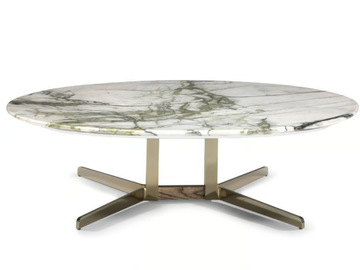 CAMPUS - Low round coffee table by Natuzzi Italia