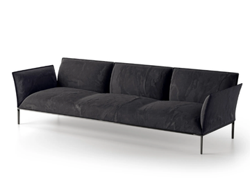 EUFOLIA - 3 seater fabric sofa by Natuzzi Italia
