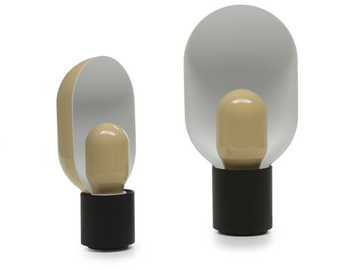 GALILEO - Aluminium table lamp by Natuzzi Italia