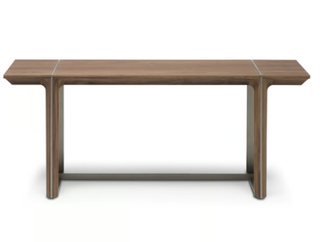 KENDO - Rectangular solid wood console table by Natuzzi Italia
