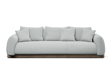 MIRAI - 4 seater fabric sofa by Natuzzi Italia