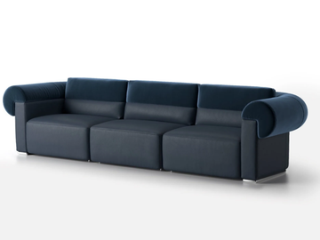 NEW CLASSIC - 3 seater sofa by Natuzzi Italia