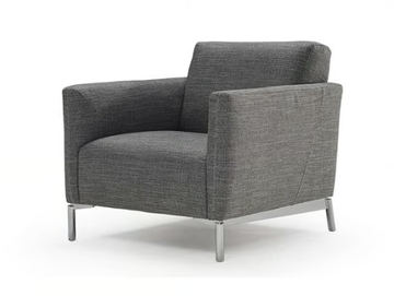 TRATTO - Upholstered armchair with armrests by Natuzzi Italia