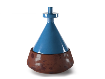 TRULLINI - Clay candle holder by Natuzzi Italia