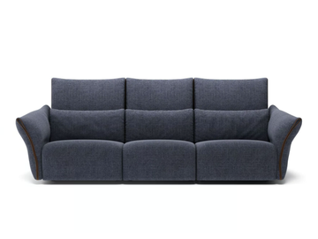 WELLBE - 3 seater fabric sofa by Natuzzi Italia