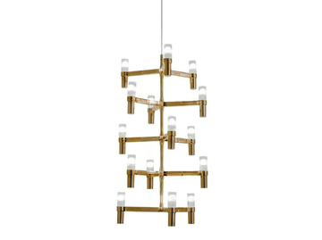 CROWN MULTI - Die cast aluminium chandelier by Nemo
