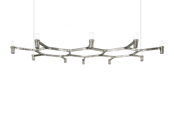 CROWN PLANA - Die cast aluminium pendant lamp by Nemo