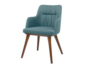 AMA PO03 - Upholstered fabric chair with armrests by New Life