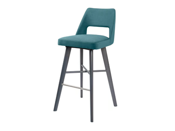 AMA SG02 - High fabric stool with footrest by New Life