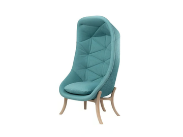 CARA BE01 - Fabric armchair with armrests high-back by New Life