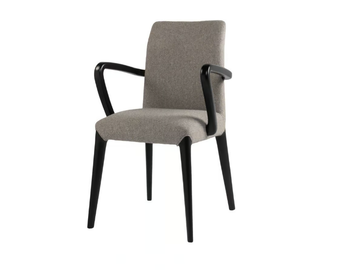 INES SB01B - Fabric chair with armrests by New Life