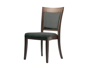 MARTA SE02 - Stackable fabric chair open back by New Life