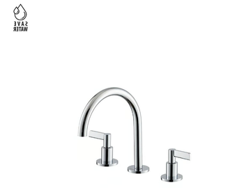 BLINK CHIC 71000 / 71100 - Countertop washbasin tap with individual rosettes without waste by Newform
