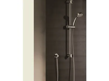 EXTRO - Shower wallbar with hand shower with hose by Newform