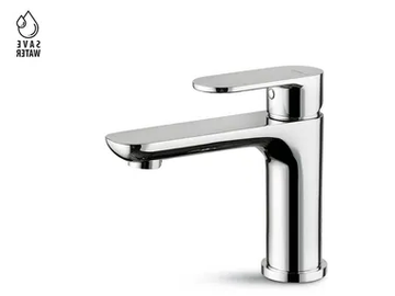 EXTRO - Single handle countertop washbasin mixer without waste by Newform