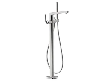 O'RAMA - Floor standing bathtub set with diverter with hand shower by Newform