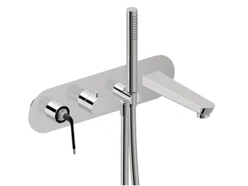 O'RAMA - Single handle shower mixer with hand shower and diverter by Newform