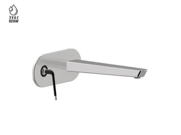 O'RAMA - Wall-mounted single handle washbasin mixer with plate by Newform