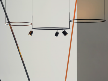 AROS TRIPLE - LED aluminium pendant lamp by Nexia