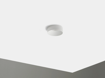 BUMPY - LED semi-inset round aluminium spotlight by Nexia