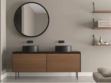 LAMA - Double vanity unit with drawers by Nic