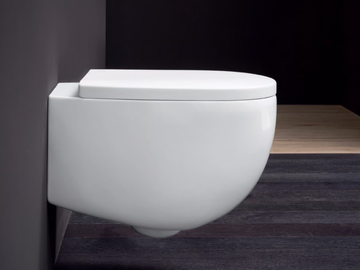MILK - Wall-hung ceramic toilet by Nic