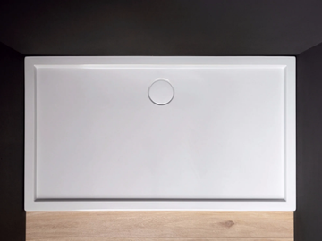 MINIMO - Rectangular ceramic shower tray by Nic