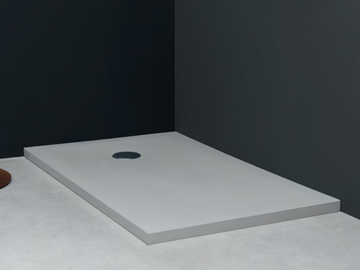 PLAID - Rectangular Ecobiosolid shower tray by Nic