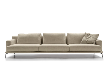 BOVISA - Sectional fabric sofa with removable cover by NICOLINE