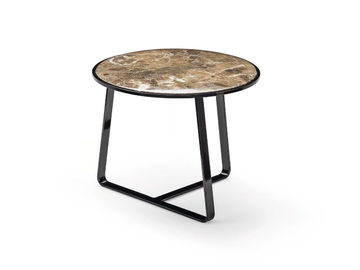 CIRCOLO - Round marble coffee table by NICOLINE