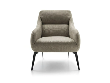 DIA - Fabric easy chair with armrests by NICOLINE