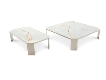PICASSO - Rectangular marble coffee table by NICOLINE