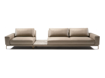 STRAUSS - Leather sofa by NICOLINE