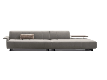 ZARA LIGHT - Sectional fabric sofa by NICOLINE