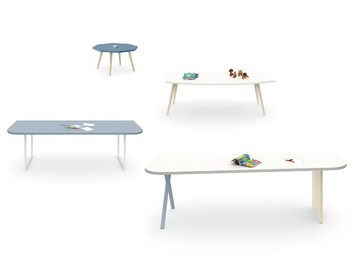 Shaped desk - Modular desk by Nidi