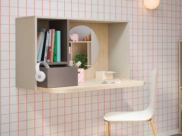 YUCCA - Wall mounted secretary desk by Nidi