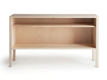 ARKITECTURE - Open low solid wood cabinet by Nikari