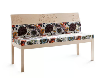 BLOOM SOFA - Solid wood sofa with upholstery by Nikari