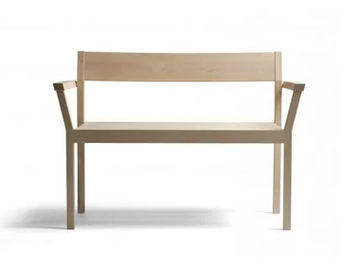PERIFERIA KVI5 - Wooden bench with back by Nikari