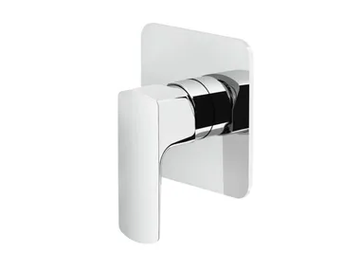 ACQUAVIVA - Single handle shower mixer with plate by Nobili