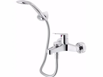 BLUES - Bathtub mixer with hand shower by Nobili