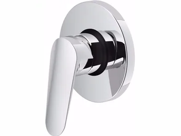 BLUES - Single handle stainless steel shower mixer by Nobili