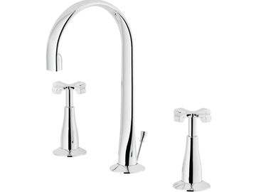 CARLOS PRIMERO - 3 hole countertop washbasin tap by Nobili